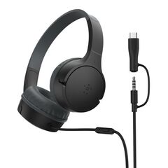 Наушники Belkin Wired On-Ear Headphones Kids, черный