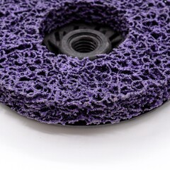 37-1-416 Круг зачист. полимер. (коралловый) Фиолет., extra coarse (очень грубый), 125хМ14х15мм РемоКолор