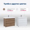 Aquanet 307079 Тумба с раковиной Nova Lite 85 (SLIM SYNERGY) 3 ящ. цв. дуб рошелье (307079)