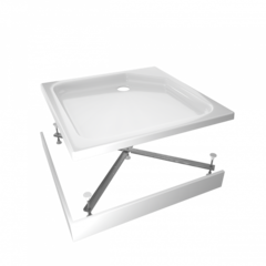 Поддон душевой 90х90 низкий акриловый