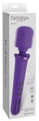 Фиолетовый вибромассажер Rechargeable Power Wand - 