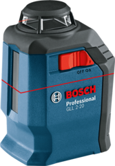 Линейный лазерный нивелир BOSCH GLL 2-20 0601063J00