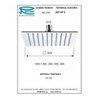 REMER 357UFS30BOX Верхний душ 30см