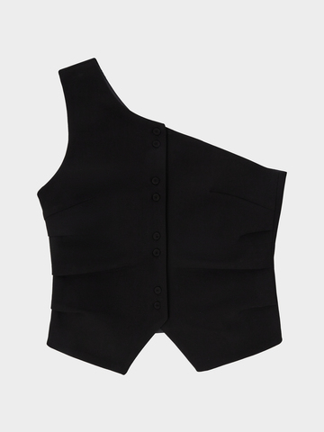 Жилет на одно плечо / black