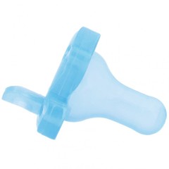 Пустышки Dr. Browns цельносиликоновые, 0-6 мес., 2 шт. (синий)