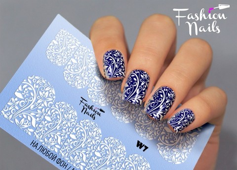 Слайдер-дизайн Fashion Nails Серия W № 7