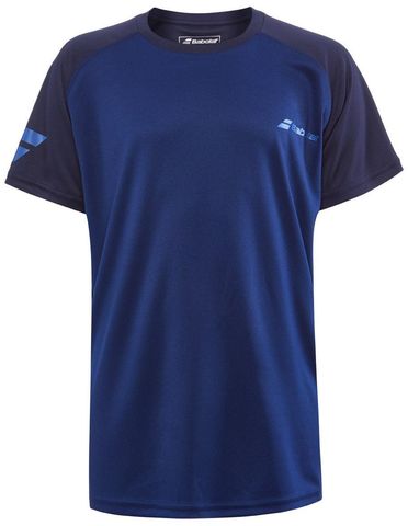 Теннисная футболка для мальчиков Babolat Play Crew Neck Tee Boy - estate blue