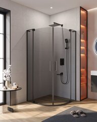 Cezares SLIDER-R-2-90/100-GRIGIO-NERO Душевой уголок фото