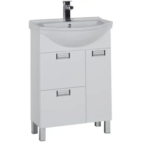 Aquanet 172683 Компл.2 - Тумба Сити 60.003 бел. (172683)