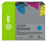 Картридж струйный Cactus CS-C1823D №23 голубой, пурпурный, желтый (39мл) для HP DJ 712c, 720c, 722c, 810, 812c, 815c, 830C, 832C
