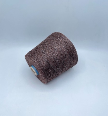 Sessia (пр.Италия),art-Aragon, 2000м/100гр. 77% Лен, 23% Хлопок, цвет- Коричнево-серый,неоднотонный, арт.28490