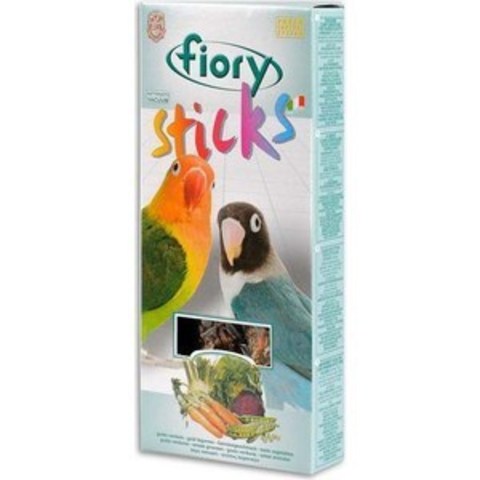 FIORY палочки для средних попугаев Sticks с овощами 2х60 г