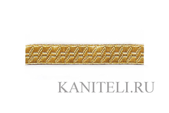 Тесьма металлизированная декоративная серебро «Классика»  13мм