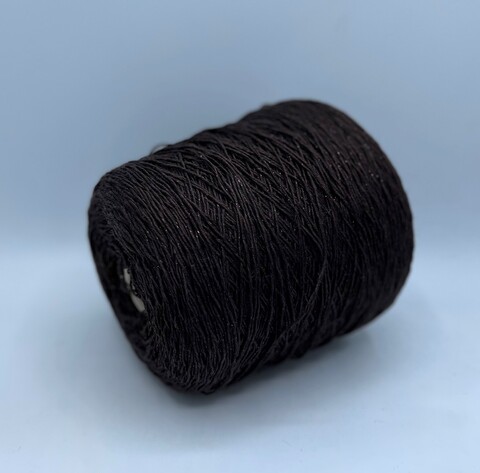 G&G Filati (пр.Италия),art-Lino 130м/100гр,100%Лен+люрекс, цвет-Коричневый. арт.23303