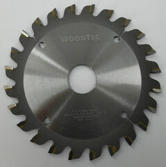 Подрезная коническая пила WoodTec для форматно-раскроечных станков Ø120 х 22 х 3,1-4,3 Z = 24 KON