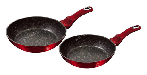 Набор из 2-х сковород BH-1612N Burgundy Metallic Line - купить