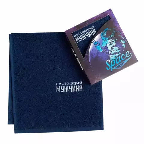 Полотенце махровое Настоящий мужчина 30х60 4764035