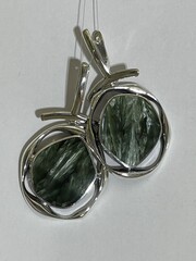 Казерта (серьги из серебра)