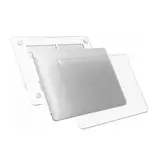 Чехол накладка для ноутбука Apple Macbook Air 13 дюймов 2018-2020 А1932 А2179 А2337 / Защитный пластиковый чехол на Макбук Аир 13 дюймов 2018 2019 2020 A1932 A2179 A2337 прозрачный