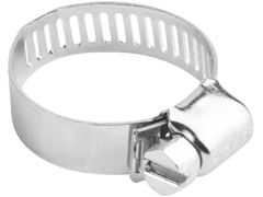 ЗУБР Х-12П, 57 - 76 мм, просечная лента 12.7 мм, цинк, 2 шт, хомут стальной (37805-057-76-2)