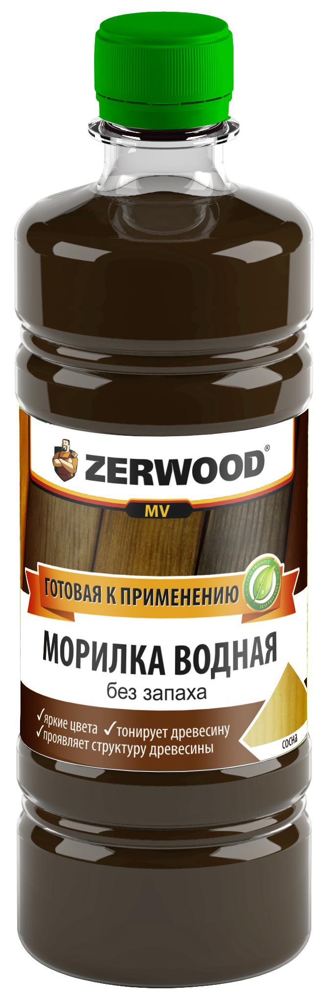 Морилка водная Zerwood MV сосна 0,5л – купить в Казани по низкой цене ...