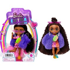 Мини кукла Барби серия Экстра Minis в фиолетовой шубке