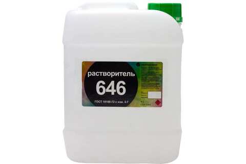Растворитель 646 нефтехимик 10 л (под заказ)