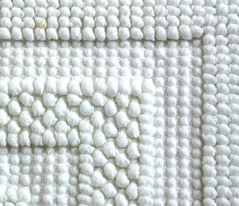 Коврик для ванной 65х90 Luxberry Универсальный белый