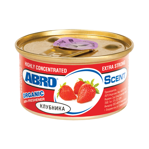 Освежитель воздуха ABRO Органик Клубника AS-560-ST