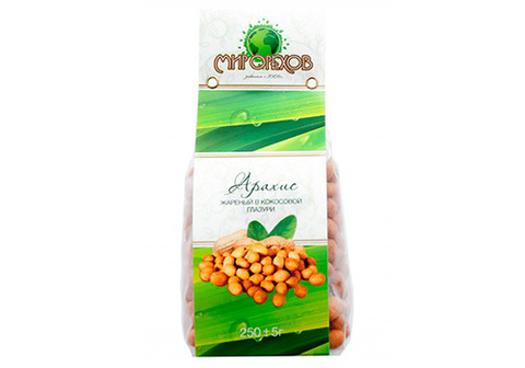 Арахис жареный в кокосовой глазури "Мир Орехов", 250г