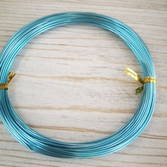 Проволока для рукоделия Бирюзовая 1 мм. (10 метров)