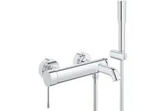 GROHE Essence 25249001 Смеситель для ванны внешнего монтажа с душевым набором, хром фото