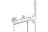 GROHE Essence 25249001 Смеситель для ванны внешнего монтажа с душевым набором, хром