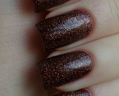 El Corazon Лак Confetti 517a  тёмно-коричневый