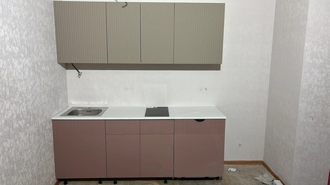 Кухня Оливия 2.0 м шарли pink / шарли мокко