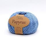 Пряжа Fibra Natura Papyrus 229-15 голубой