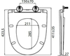 BelBagno BB045/051SC Сиденье дюропластовое с быстросъёмными петлями, механизмом Soft Close