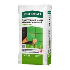 Клей для плитки цементный Основит Старпликс АС11 (Т-11) (25 кг)