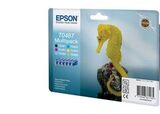 Комплект картриджей Epson C13T04874010 (C13T048140BA) C, M, Y, LM, LC, B MultiPack