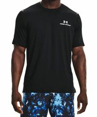 Теннисная футболка Under Armour Men's UA Rush Energy Short Sleeve - black/white