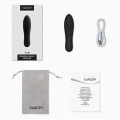 Вибропуля Tulip черная от SVAKOM