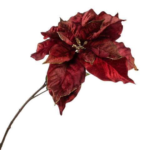 Цветок Пуансетия 76см