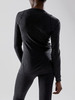 Тёплый Комплект термобелья с шерстью мериноса CRAFT Merino Wool 180 Black Melange женский