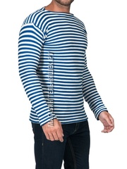 Купить Тельняшка двойной вязки 100% хлопок ВДВ (голубая полоса) ГОСТ МИНОБОРОНЫ в Магазине тельняшек