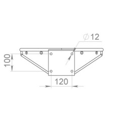 Кольцо баскетбольное Стандартное №7 120х100 мм Zavodsporta