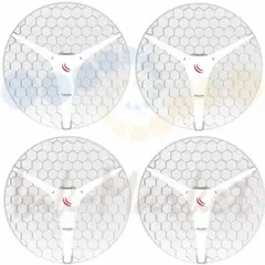 Точка доступа MikroTik LHG XL HP5 (RBLHG-5HPND-XL4PACK) N300 10/100BASE-TX белый (упак.:4шт)