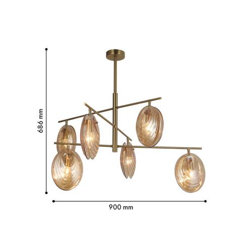 Потолочная люстра F-Promo Media 4485-6C