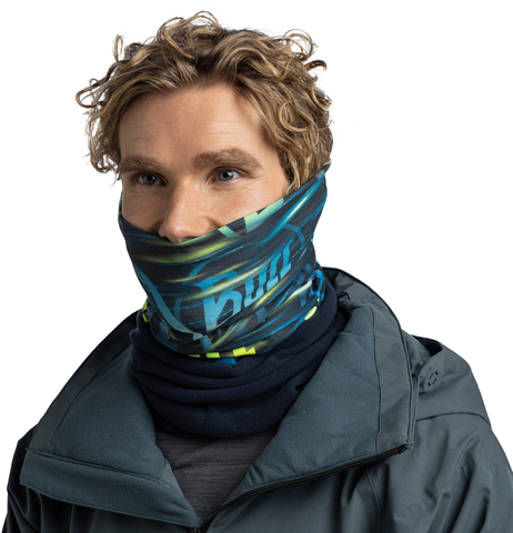 Картинка шарф-труба Buff Polar Orby Night Blue - 3