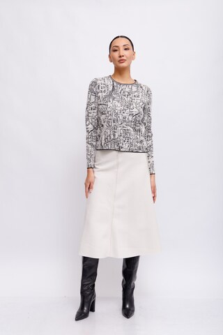 Marc Cain Юбка из вареной шерсти А-силуэта