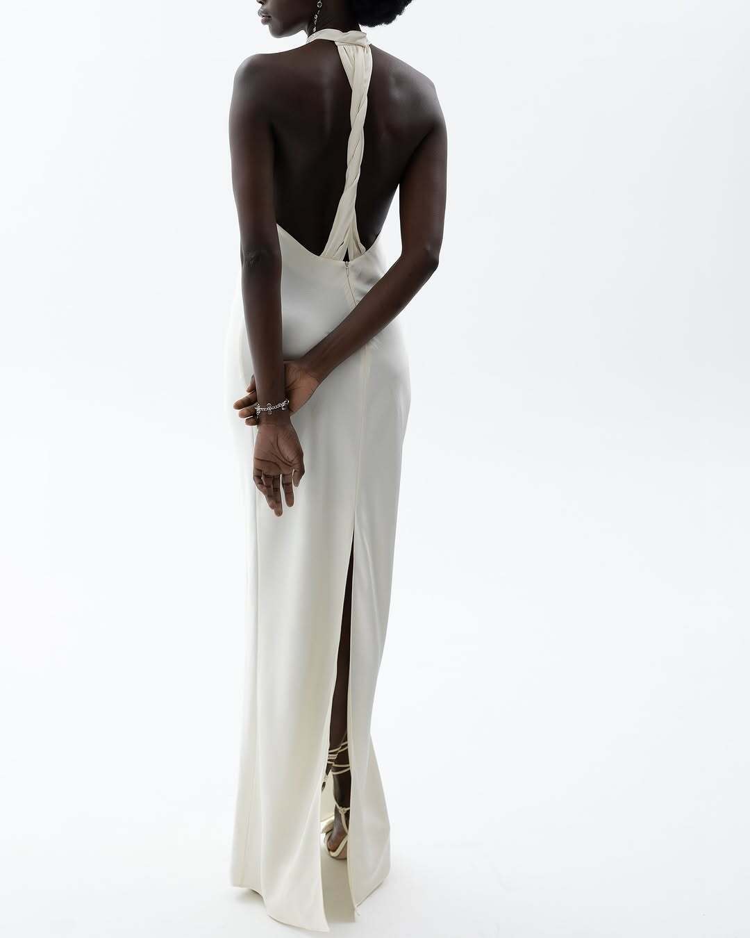 Платье с перекрутом на спине Etrette